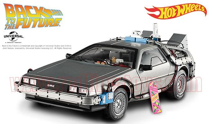 限定品 トゥ ホットウィール デロリアン 1/18 デロリアン ホット 