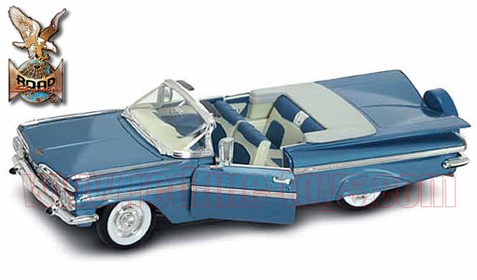 ロードシグネチャー 1959 シボレー インパラ コンバーチブル ブルー 1
