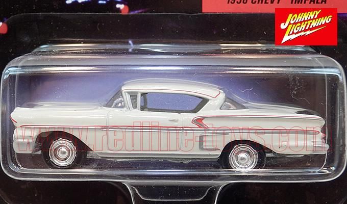 JL アメリカングラフィティ 1958 シボレー インパラ 1:64 - レッド