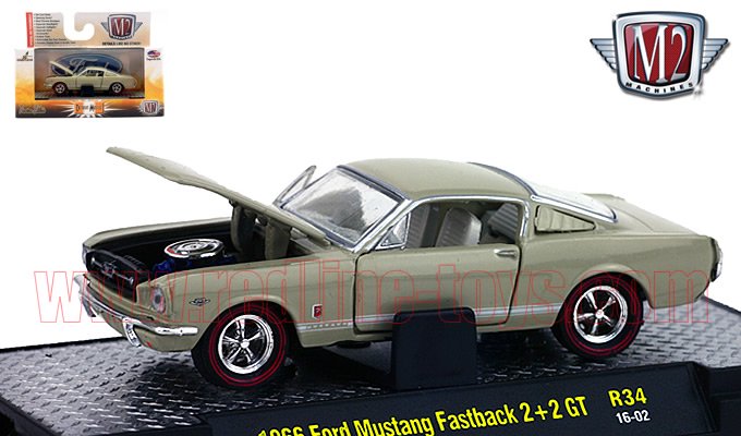 M2 DetroitMuscle #34 1966 フォード マスタング ファストバック 2+2 