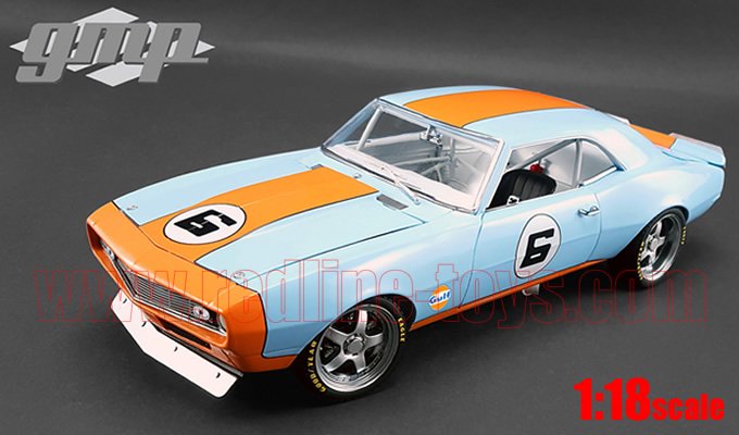 GMP 1968 シボレー カマロ GULF OIL #6 1:18 - レッドラインコレクティブルズ