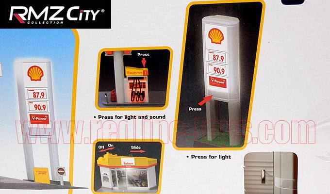 RMZ CITY ジオラマ SHELL サービスステーション w/ タンカー 1:64