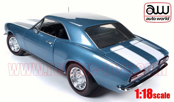 限定1002個 オートワールド 1967 シボレー カマロ Z28 ブルー 50th