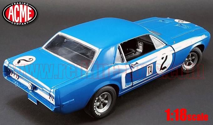 ミニカー ACME 1/18 、1968 フォードマスタング