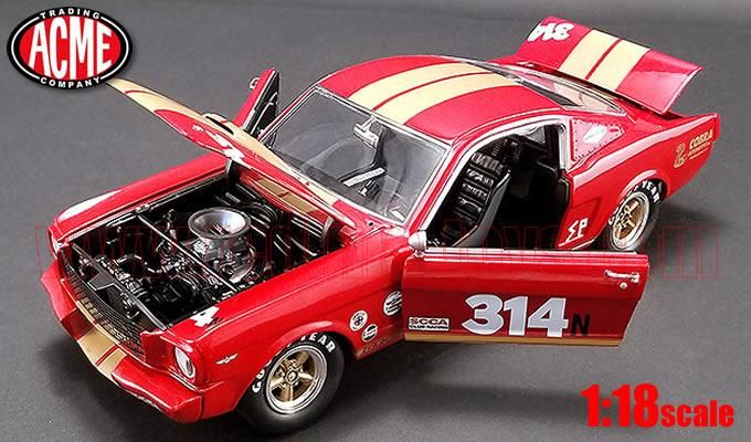 ACME 1966 シェルビー GT350H レンタレーサー レッド/ゴールド