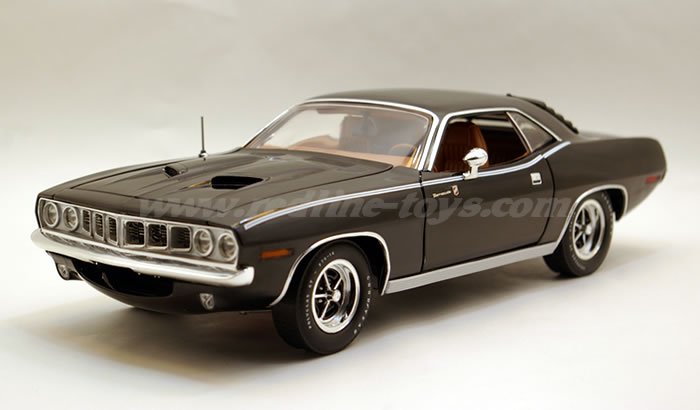 限定600 1971 プリムス バラクーダ Gran Coupe Formal Black 3 1 18 レッドラインコレクティブルズ