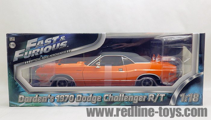 グリーンライト FAST & FURIOUS Darden's 1970 ダッジ チャレンジャー 1：18 - レッドラインコレクティブルズ