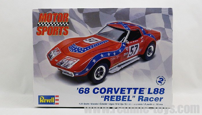 レベル 1968 シボレー コルベット L88 ”REBEL”RACER 1：25 プラモデル