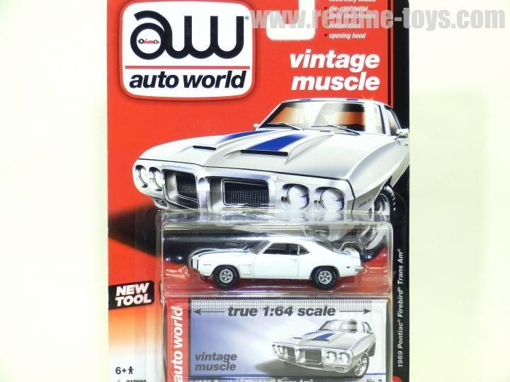 AutoWorld 1969 ポンティアック ファイヤーバード トランザム ホワイト