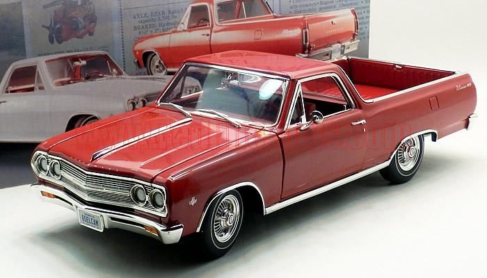 ACME 1965 シボレー エルカミーノ BROCHURE CARS RED 1:18 - レッドラインコレクティブルズ