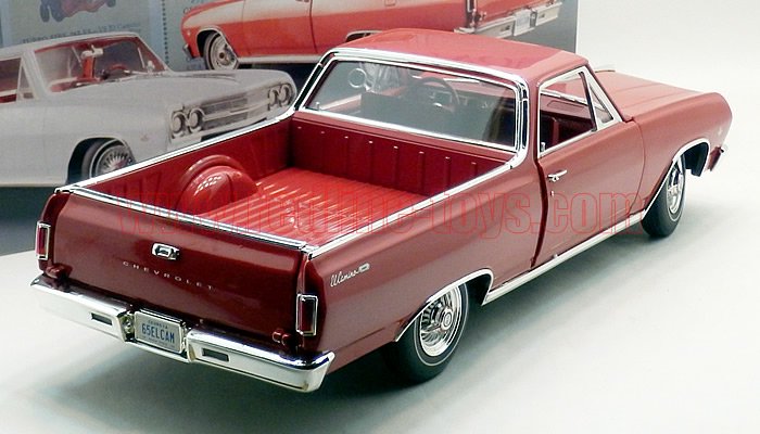 ACME 1965 シボレー エルカミーノ BROCHURE CARS RED 1:18 - レッドラインコレクティブルズ