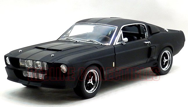 グリーンライト 1967 シェルビー GT500 マットブラック/ブラック