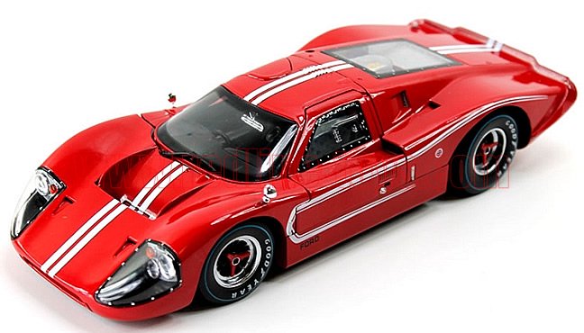 シェルビーコレクティブルズ 1967 フォード GT40 MkⅣ レッド 1:18