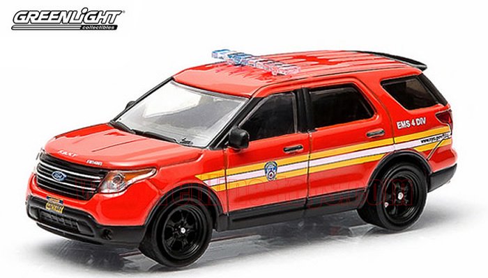 GREENLIGHT HOT PURSUIT #15 2014 フォード エクスプローラー FDNY 1