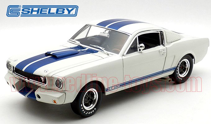 シェルビーコレクティブルズ 1965 シェルビー GT350R ホワイト/ブルー