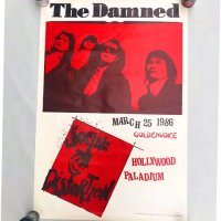 ■THE DAMNED 1986 GIG POSTER■