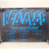 ■RESTLESS 1987 Live & Kicking TOUR POSTER■
