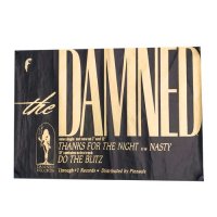 ■THE DAMNED THANKS FOR THE NIGHT PROMO POSTER■