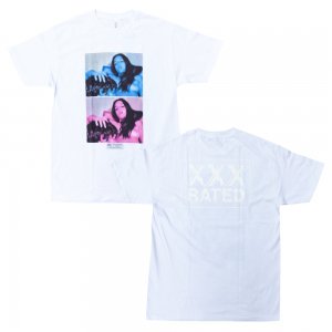 □XXX Rated_ BLUE & PINK T-Shirt□ - FUUDOBRAIN ONLINE STORE