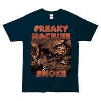 ■FREAKY MACHINE_SMOKE T SHIRT BLACK■
