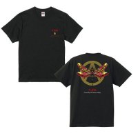 ■SATOSHI MIYATA_anarchy dragonfly 不退転　S/S T-shirt black■