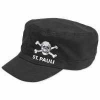 <img class='new_mark_img1' src='https://img.shop-pro.jp/img/new/icons13.gif' style='border:none;display:inline;margin:0px;padding:0px;width:auto;' />■ST.PAULI_SKULL AND CROSSBONES ARMY CAP■