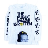 ■The Public Image Is Rotten Long sleeve T shirt White■