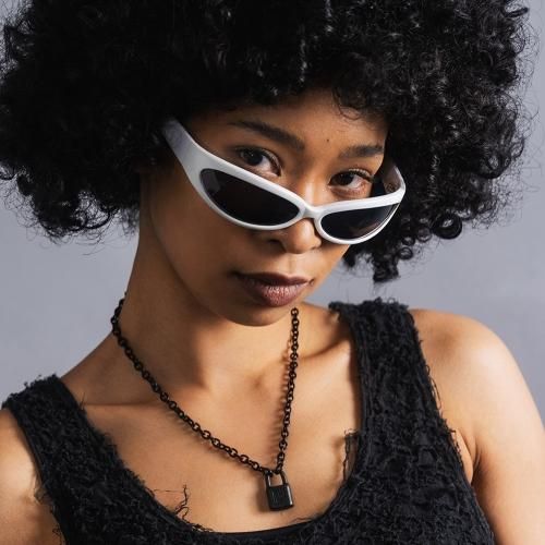 □GARA x STROBO_CATS EYE SUNGLASSES WHITE□ - FUUDOBRAIN