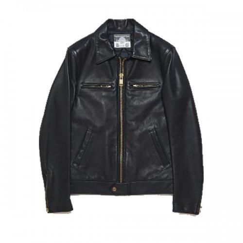 新*門様 激渋⭐︎ 希少 革ジャン 定価12万 blackmeans LAB 更新1111□【blackmeans】 MOTORCYCLE LEATHER JACKET