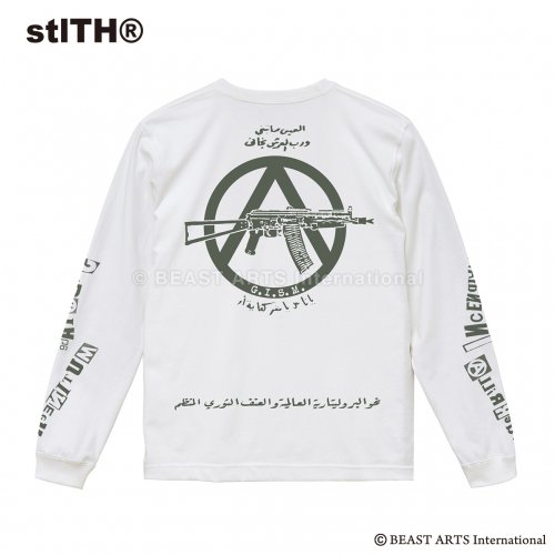 □stlTH® GAOTU Long Sleeve T shirt White□ - FUUDOBRAIN ONLINE STORE