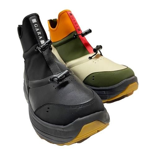 □GARA x SUVSOLE_Layer Structure Sneaker black□ - FUUDOBRAIN