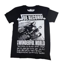 ■JOE ALCOHOL AND THE WONDERFUL WORLD_PORTRAYAL T SHIRT BLACK■
