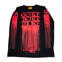<img class='new_mark_img1' src='https://img.shop-pro.jp/img/new/icons13.gif' style='border:none;display:inline;margin:0px;padding:0px;width:auto;' />■HANG_［GORE BORE MORE］Long Sleeve T shirt Black■