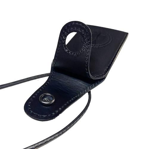 □【blackmeans】78TAC185-1 LEATHER CHARM NECKLACE【御守