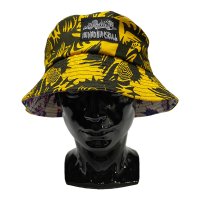 ■NO MAD NUMSKULL_”day by day” bucket hat yellow / black■