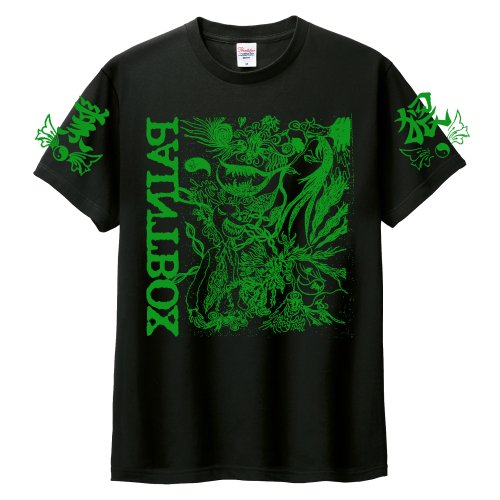 □PAINTBOX_業猥(GOUWAI) T shirt green□ - FUUDOBRAIN ONLINE STORE