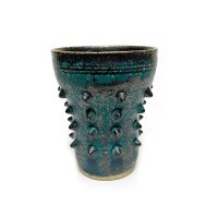 <img class='new_mark_img1' src='https://img.shop-pro.jp/img/new/icons13.gif' style='border:none;display:inline;margin:0px;padding:0px;width:auto;' />KOMAMONO_CONICAL STUDS BEER CUP TURQUOISE