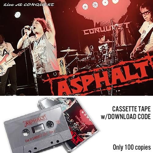 割引クーポン At □ASPHALT_Live CONQUEST (カセットテープ/ダウンロード 2023 ラベルライター