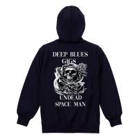 <img class='new_mark_img1' src='https://img.shop-pro.jp/img/new/icons13.gif' style='border:none;display:inline;margin:0px;padding:0px;width:auto;' />TATSU_DEEP BLUES GIGS/UNDEADSPACEMAN Pullover Hoodie