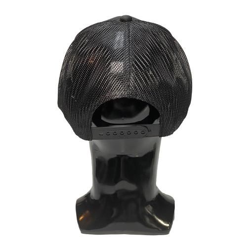 □FUUDOBRAIN_logo high crown flat visor mesh cap