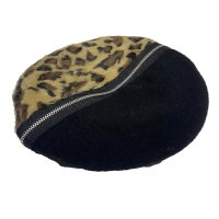 <img class='new_mark_img1' src='https://img.shop-pro.jp/img/new/icons13.gif' style='border:none;display:inline;margin:0px;padding:0px;width:auto;' />QUEP THEATER_Separate Beret gold leopard