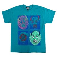 <img class='new_mark_img1' src='https://img.shop-pro.jp/img/new/icons13.gif' style='border:none;display:inline;margin:0px;padding:0px;width:auto;' />NO MAD NUMSKULL_Were only monsters T shirt aqua