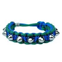 MINORU OGAWA WORKS_CONICAL SURVIVAL WRISTBAND BLUE / GREEN