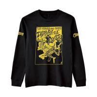 <img class='new_mark_img1' src='https://img.shop-pro.jp/img/new/icons13.gif' style='border:none;display:inline;margin:0px;padding:0px;width:auto;' />THRASH TIL' DEATH TOUR long sleeve T shirt black / yellow