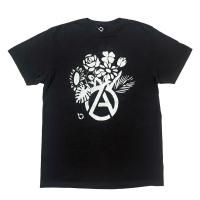 <img class='new_mark_img1' src='https://img.shop-pro.jp/img/new/icons13.gif' style='border:none;display:inline;margin:0px;padding:0px;width:auto;' />A.C.T._A FLOWER T shirt black