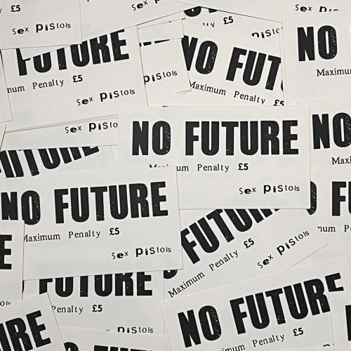 □PEEL&LIFT_NO FUTURE hanky□ - FUUDOBRAIN ONLINE STORE