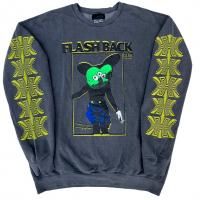 <img class='new_mark_img1' src='https://img.shop-pro.jp/img/new/icons13.gif' style='border:none;display:inline;margin:0px;padding:0px;width:auto;' />NO MAD NUMSKULL FLASH BACKcrew neck sweat pepper