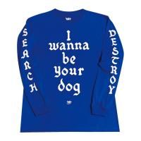 <img class='new_mark_img1' src='https://img.shop-pro.jp/img/new/icons13.gif' style='border:none;display:inline;margin:0px;padding:0px;width:auto;' />CATANA_I wanna be your dog -Grow in the dark- Long sleeve royal blue