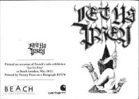 ■FRENCH_LET US PREY FOLD OUT ZINES■