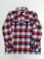 <img class='new_mark_img1' src='https://img.shop-pro.jp/img/new/icons20.gif' style='border:none;display:inline;margin:0px;padding:0px;width:auto;' />■FUUDOBRAIN_RAMPART FLANNEL SHIRT WHITE MIX■